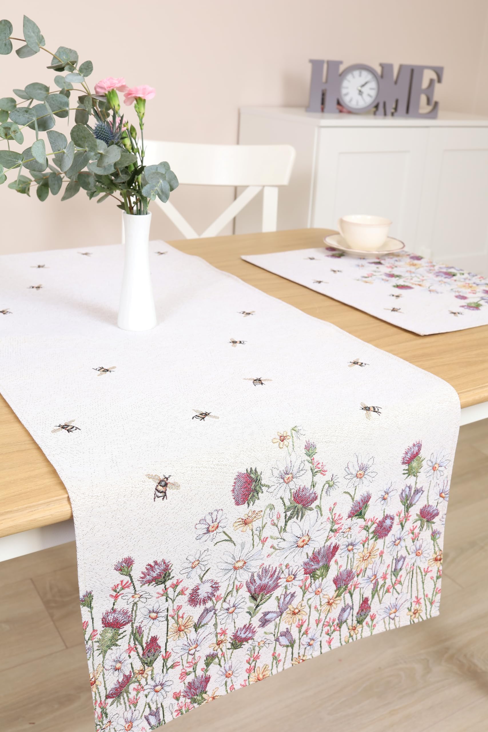 Manteles individuales lavables juego de 8 unidades, 35 x 45 cm, mantel individual de tela 100% jacquard, posavasos de alta calidad reutilizables para bodas, cumpleaños, cocinas, cafés - abejas
