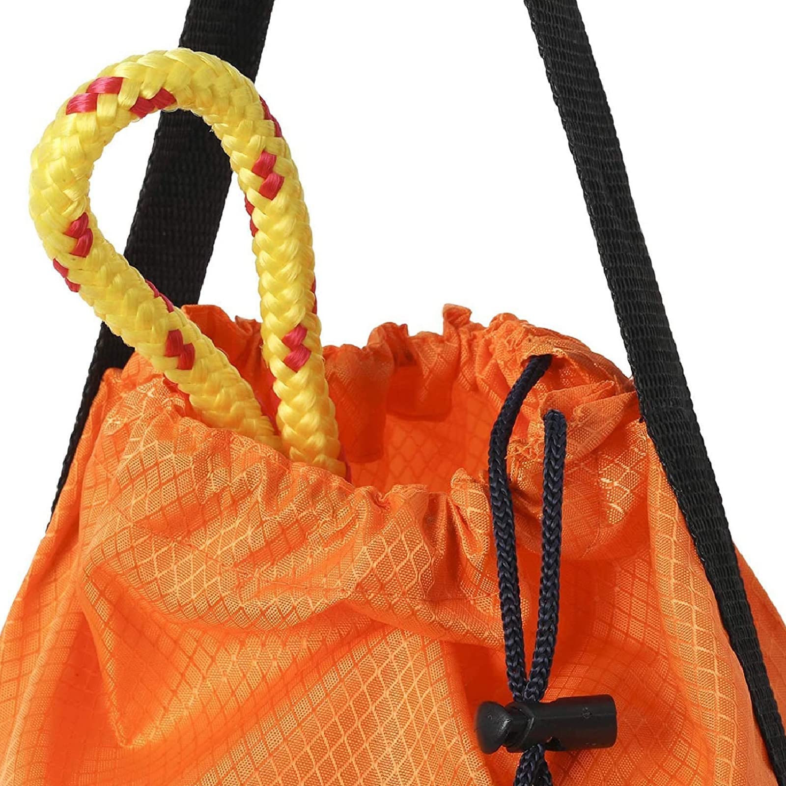 NovelBee Rescue Throw Rope Bag with 5/16 Inch x 70 Feet Braided Floating Polypropylene Line for Kayak and Boat Emergency