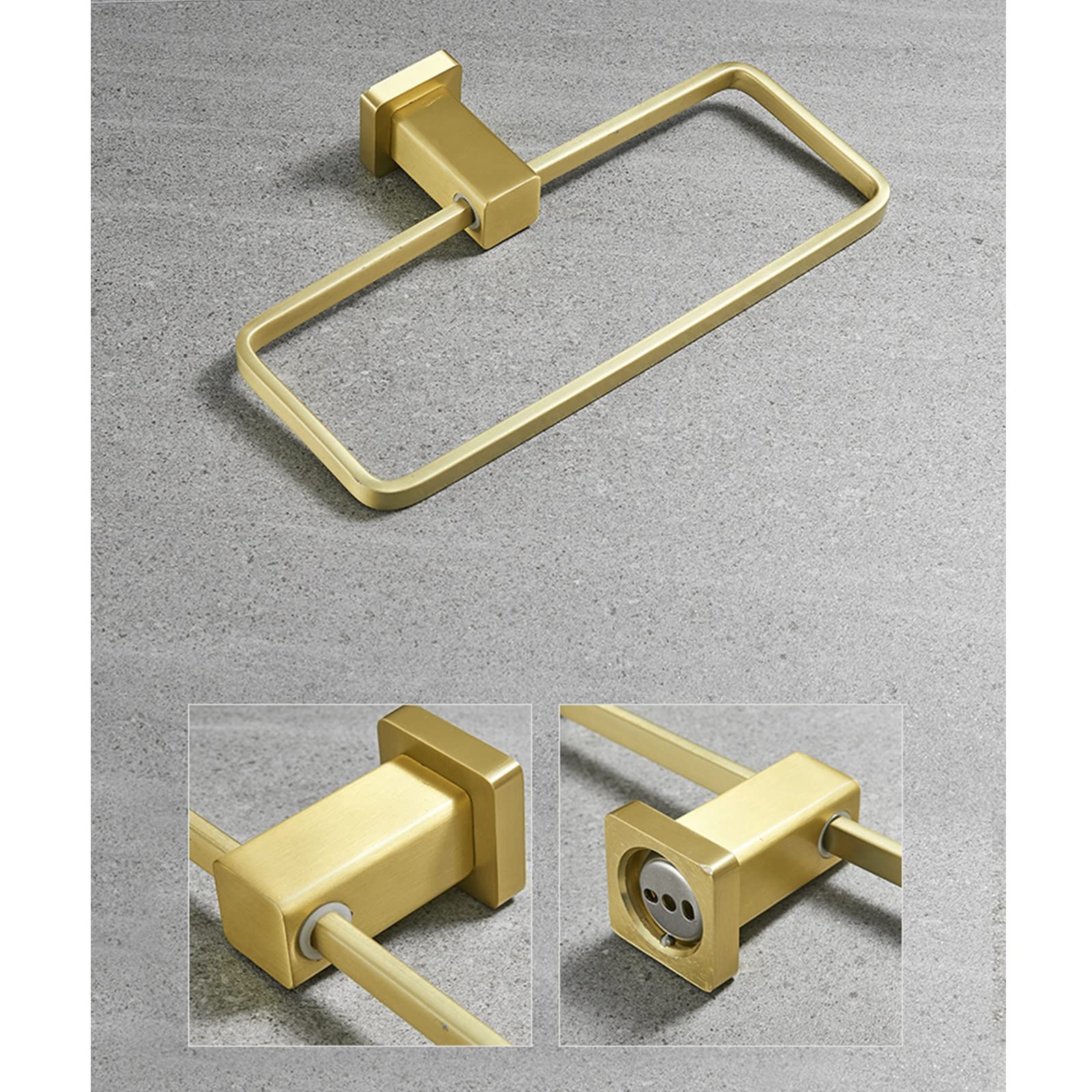 Toalleros, Porta Toallas de baño, Toalla de Mano para baño, Toalla nórdica, toallero, Colgador de Toallas de baño, Gancho para Toallas Proceso de trefilado de Alambre de Cobre Keep it in Mind