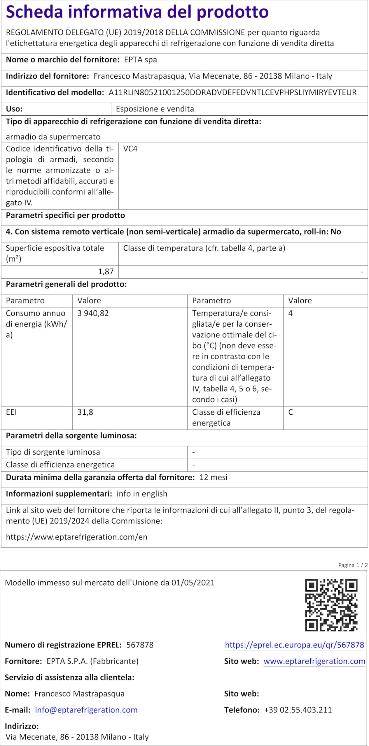 Pannello LED KING+ 45 W, 4500 lm, AC 220-240 V, 50/60 Hz, IP54, 120 x 30 cm, bianco neutro, bianco