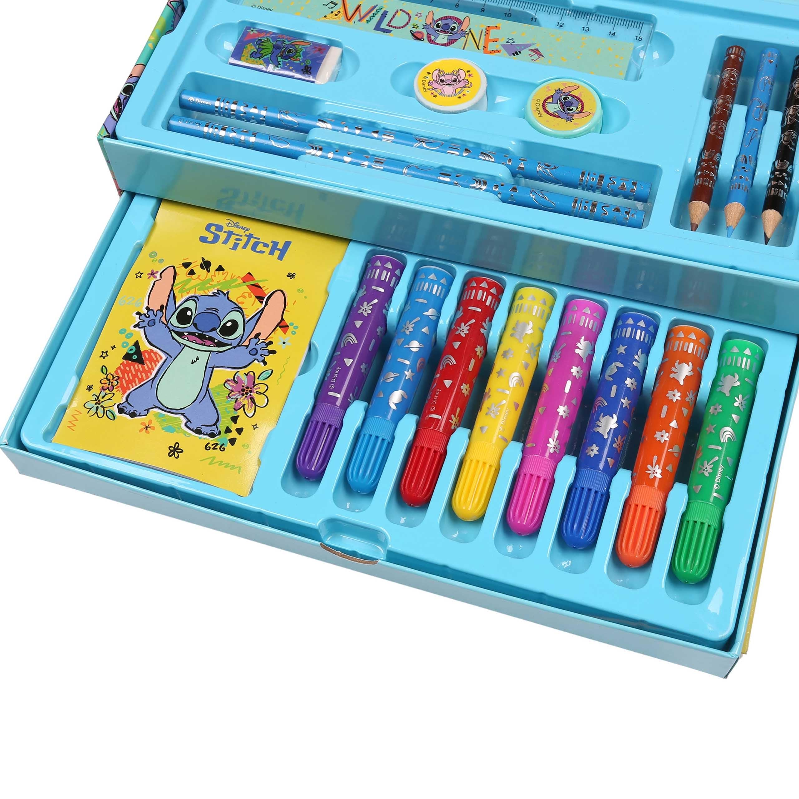 sarcia.eu Disney Stitch Art Set in a Box with Handle for Children Art Set including 34 Items (Stitch A) - Image 4