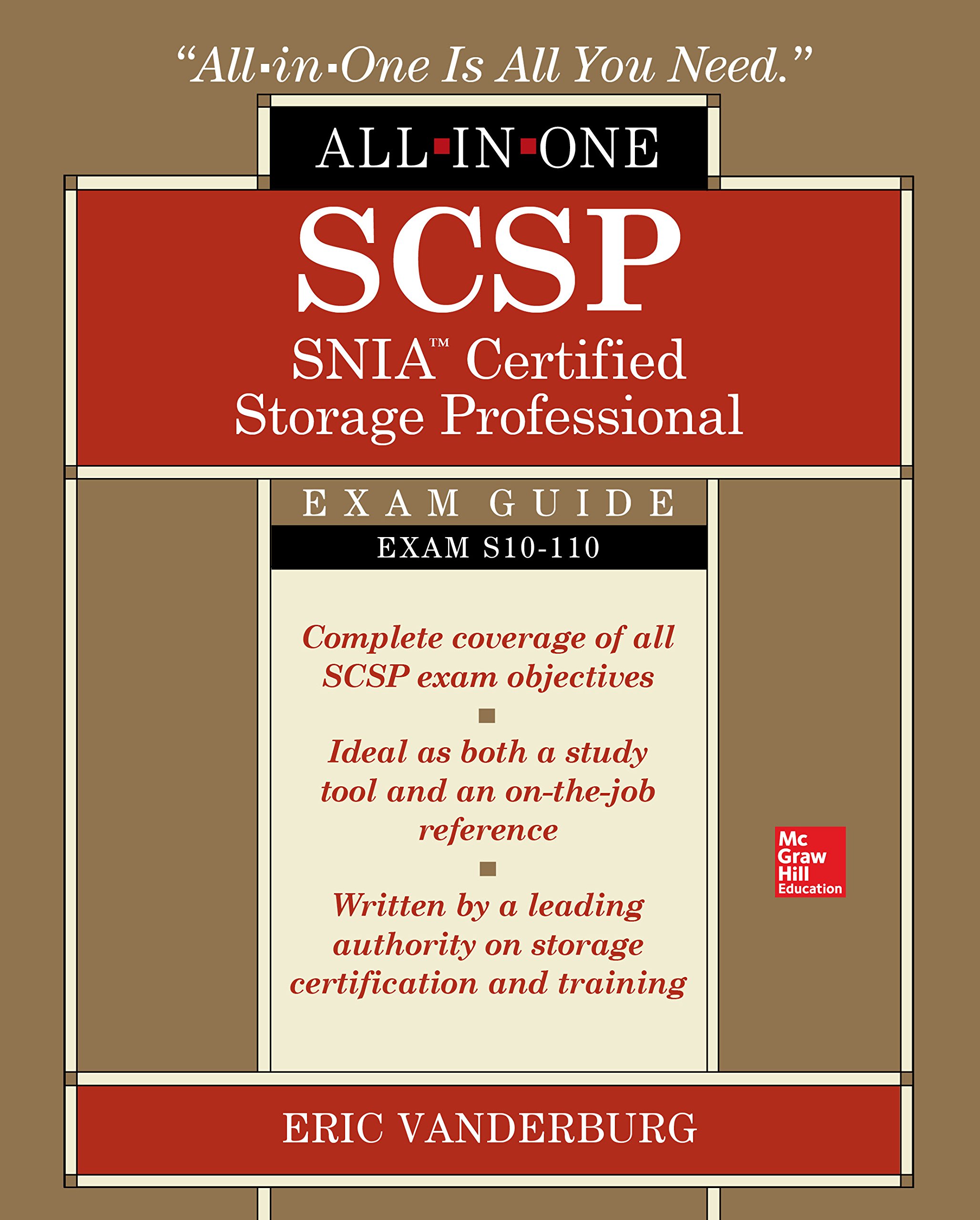 SCSP SNIA Certified Storage Professional All-in-One Exam Guide (Exam S10-110)