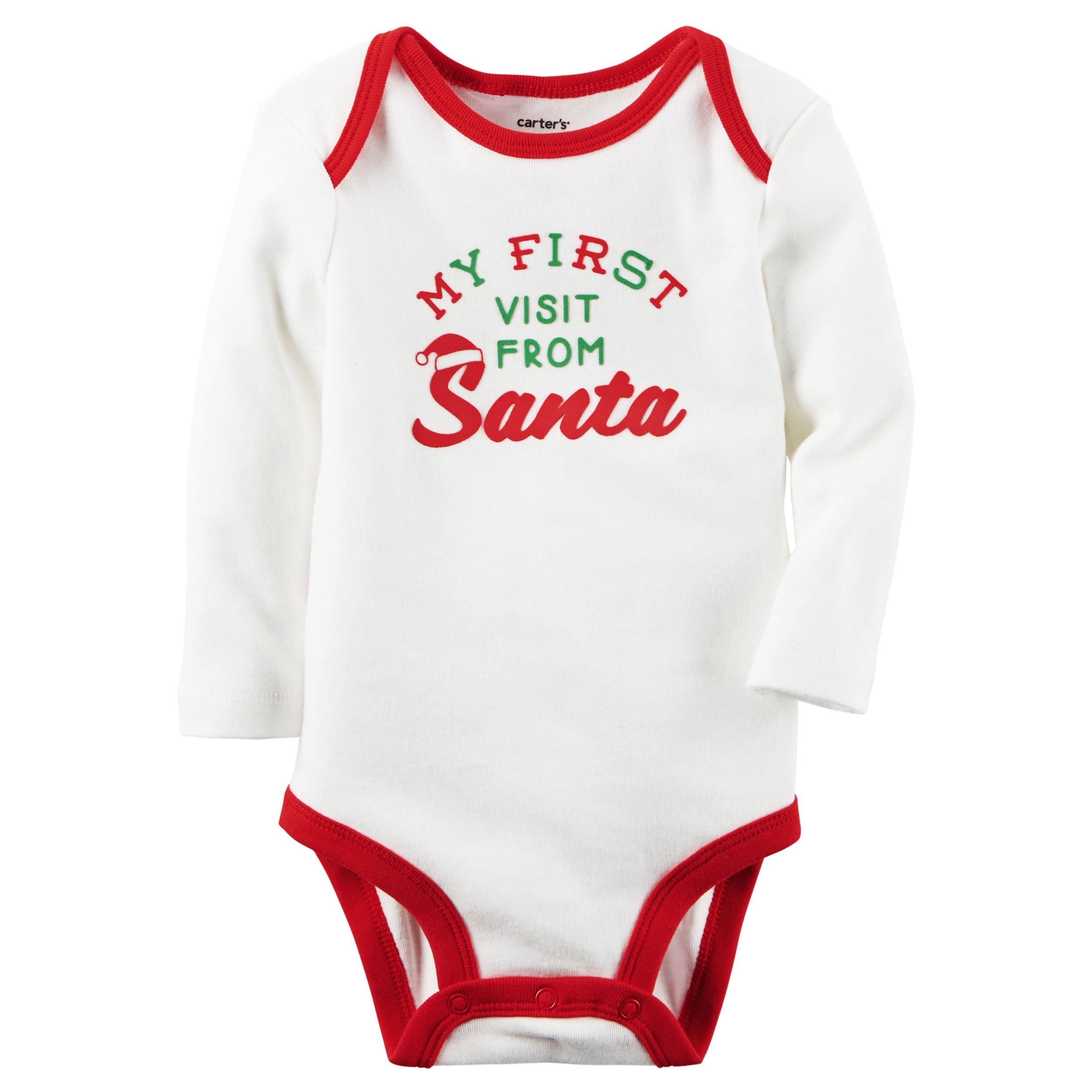 Carter's Langarmbody für Jungen Body Babybody Onesie Boy Motiv Spruch Langarmshirt (3 Monate, Weiss)