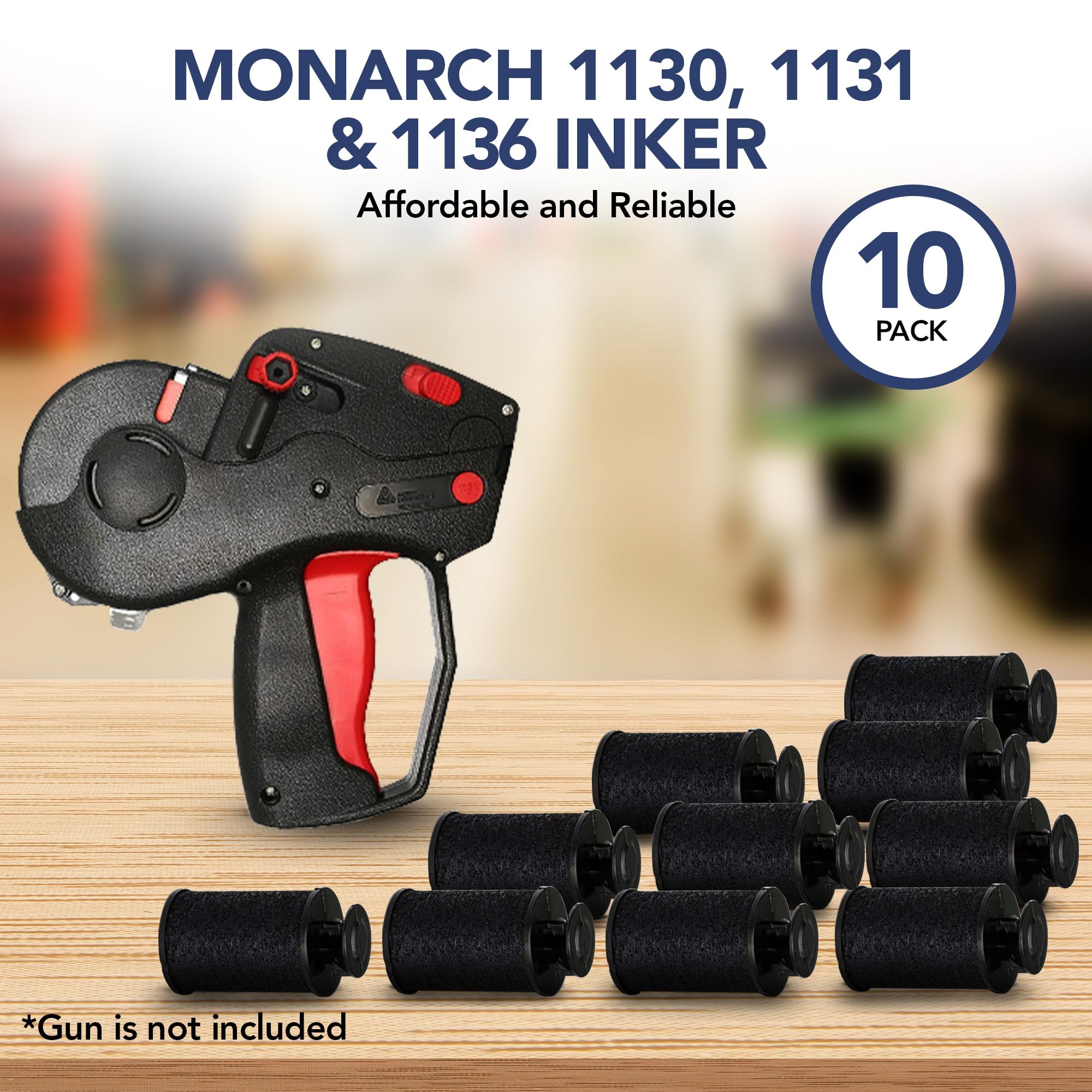 Monarch 1131 & 1136 - Rotolo di inchiostro per etichettatrici Monarch 10 pezzi