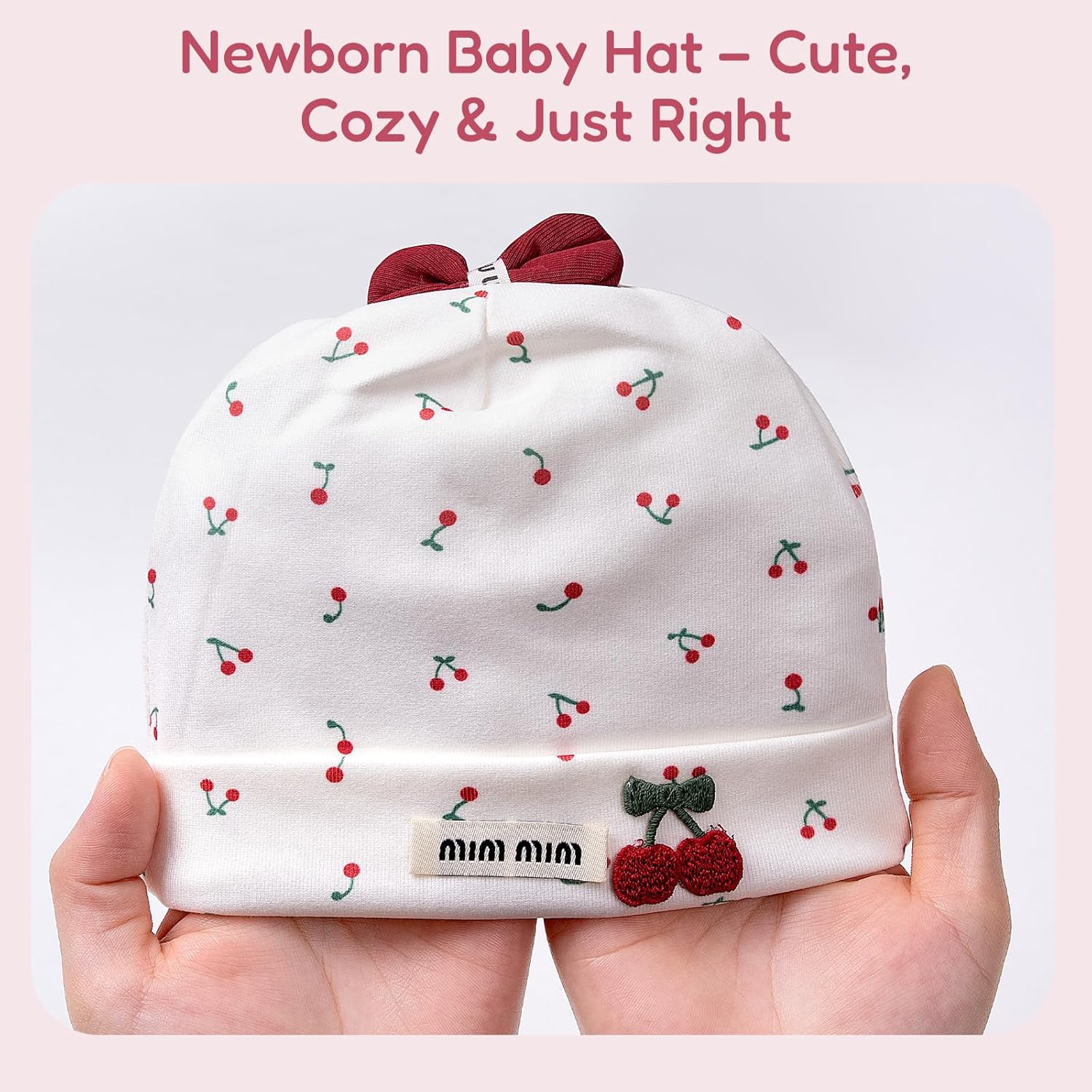 Baby Boys'& Girls'Soft Zipper Footed One-Piece Romper and Hat Sleeper Set, Newborn Zip-Up Coverall