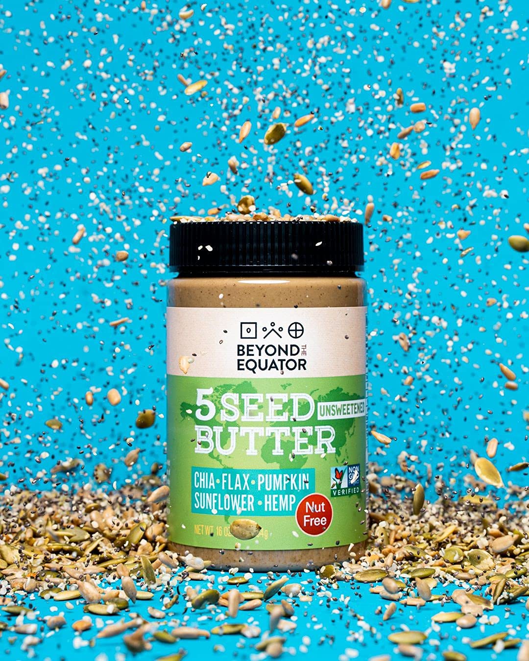 Beyond the Equator 5 Seed Butter [Unsweetened]. 5 Seeds Sunflower