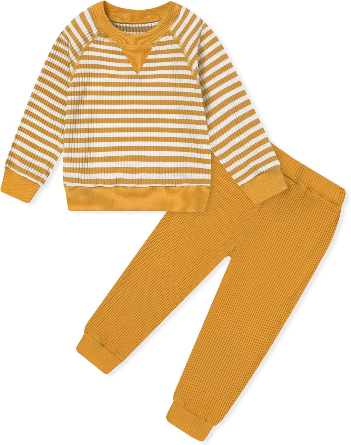 SANMIO Toddler Baby Girl Clothes Toddler Outfit Cute Striped Sweatshirt Tops + Pants Set Fall Winter Clothing For Girls