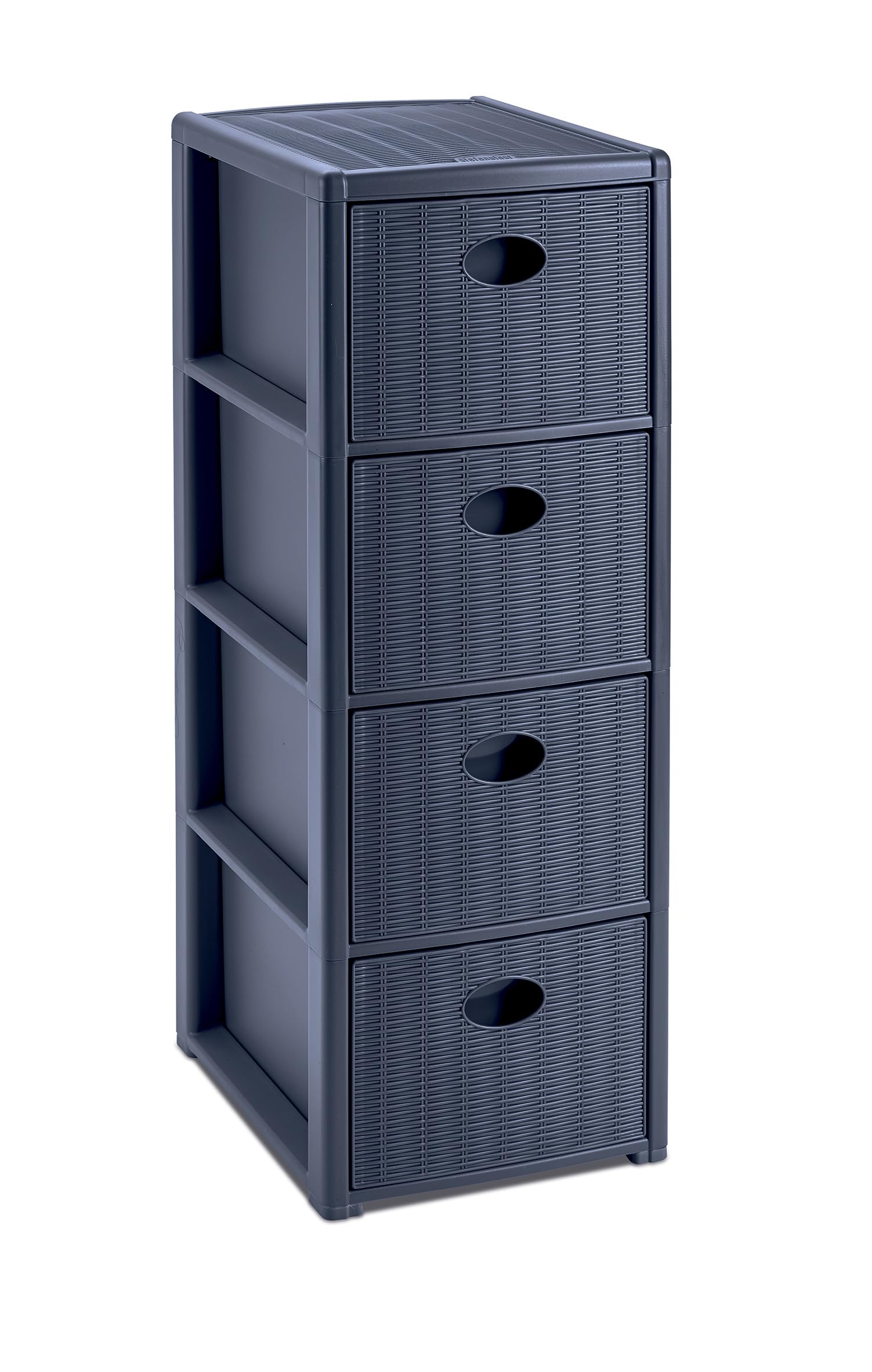 Stefanplast STF884 Cassettiera Elegance Slim 4 cassetti Blu Navy