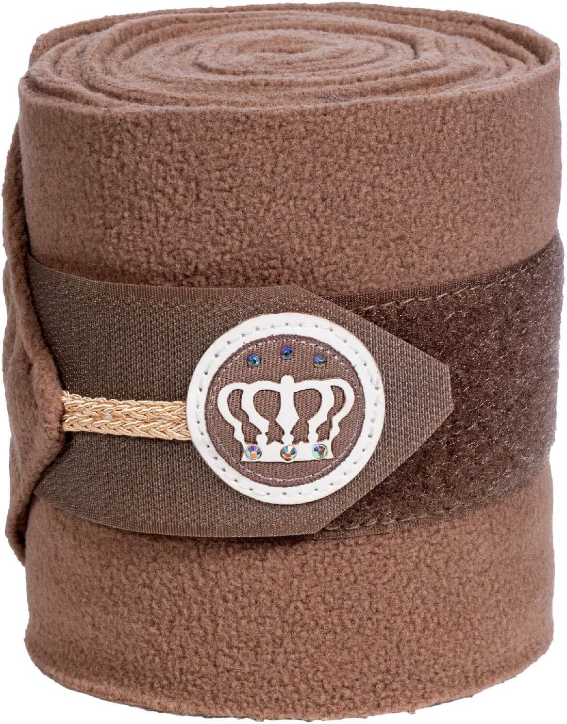 Bandages HKM Lavender Bay taupe 200 cm pour stabiliser les membres au travail