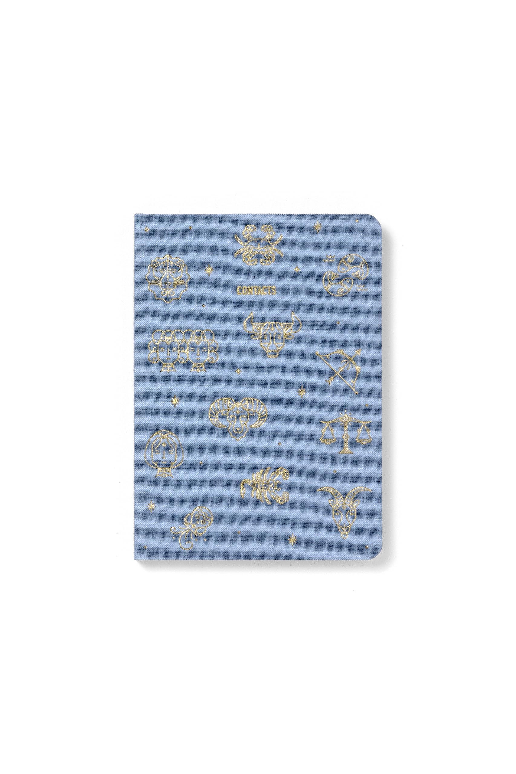 Letts Zodiac A6 Address Book - Sky