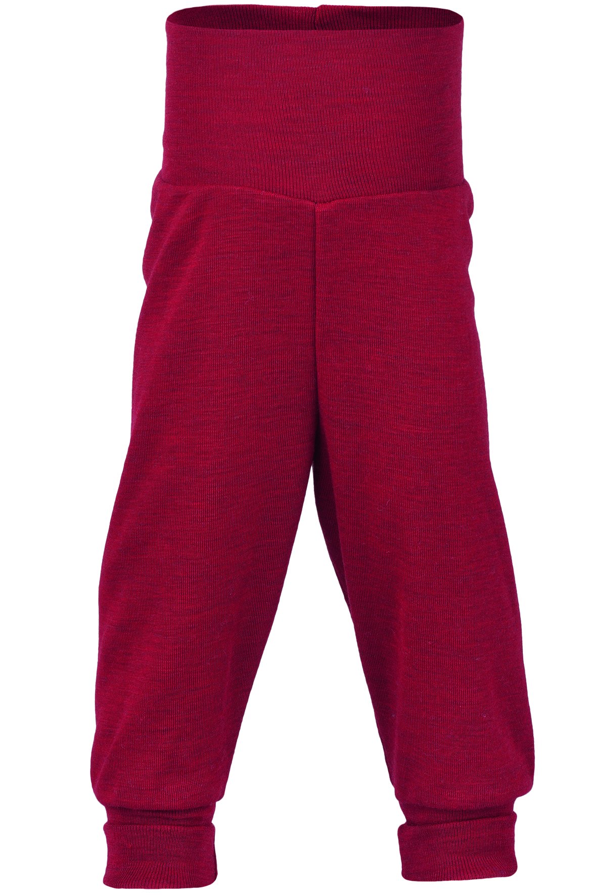 Engel Natur, Baby Terry Trouser, 70% Wool (kbT), 30% Silk (3-7 Months (Height 23-27) (62/68), red Melange)