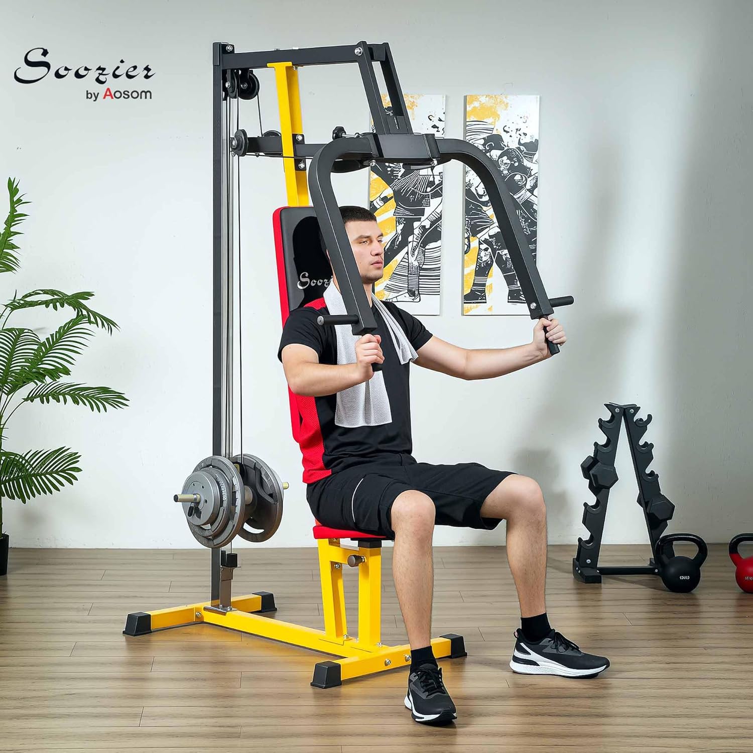 Soozier Chest Fly Machine And Chest Press Station, Delt Mach...