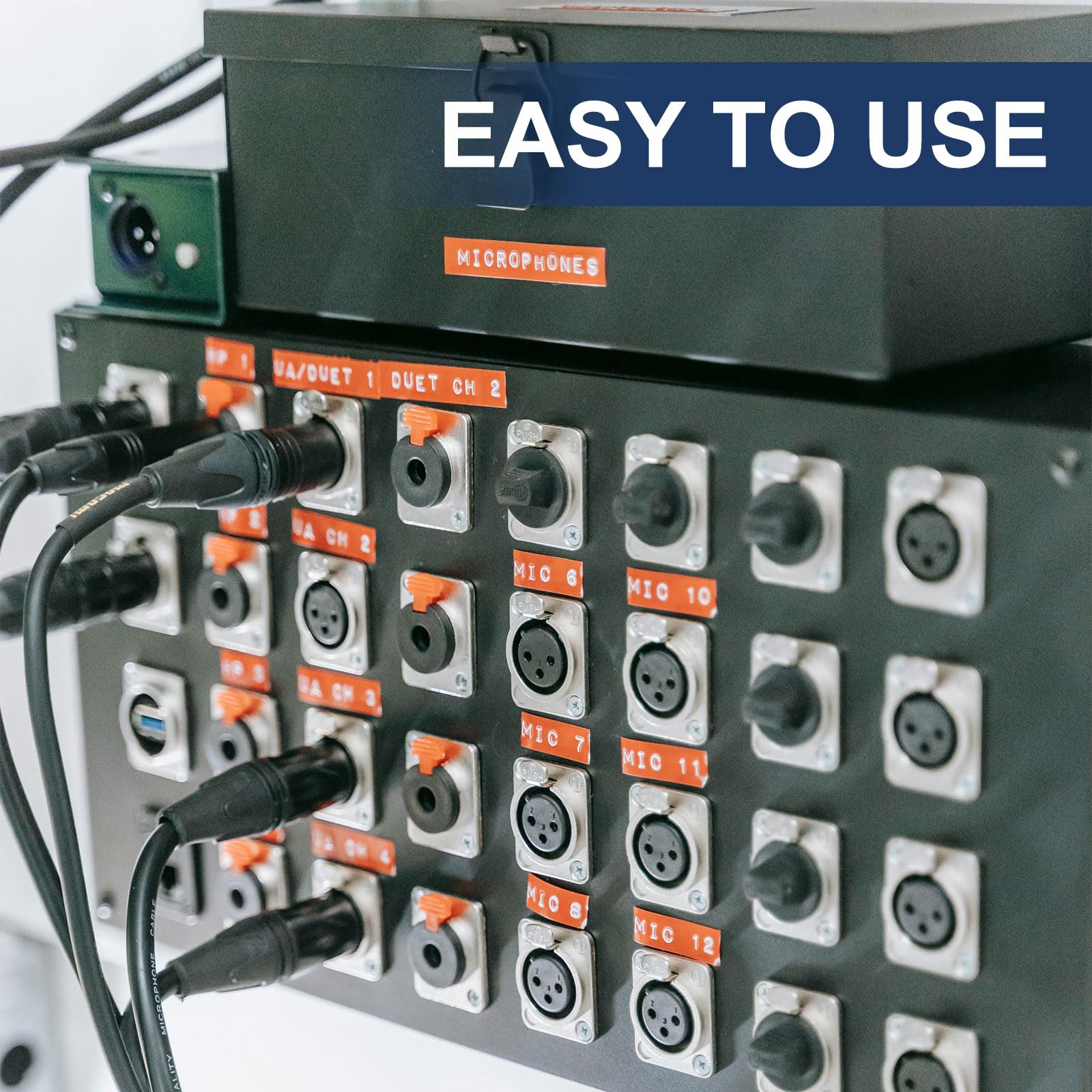 sourcing map 6 cavi XLR, 2 m, cavo per microfono XLR maschio a femmina, 3 pin, accessori bilanciati per microfoni e altoparlanti per studi di registrazione dal vivo, mixer, illuminazione da