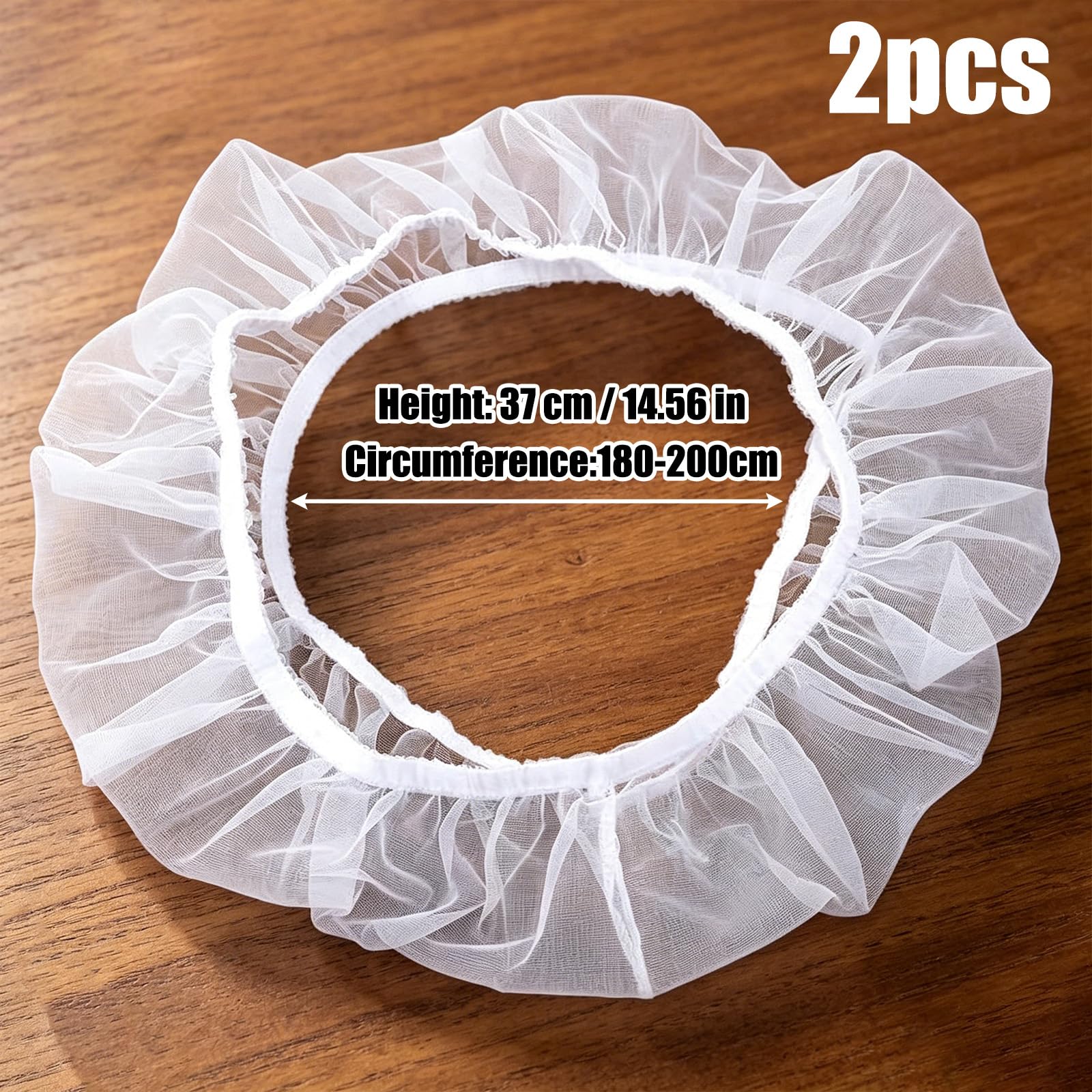 2 Pezzi Elastica Anti-Schizzi Rete Gabbia per Uccelli, Altezza 40cm Morbida Traspirante Copertura per Gabbia Pappagalli, Semi Protezione per Copertura per Pappagalli e Parrocchetti,180-200cm
