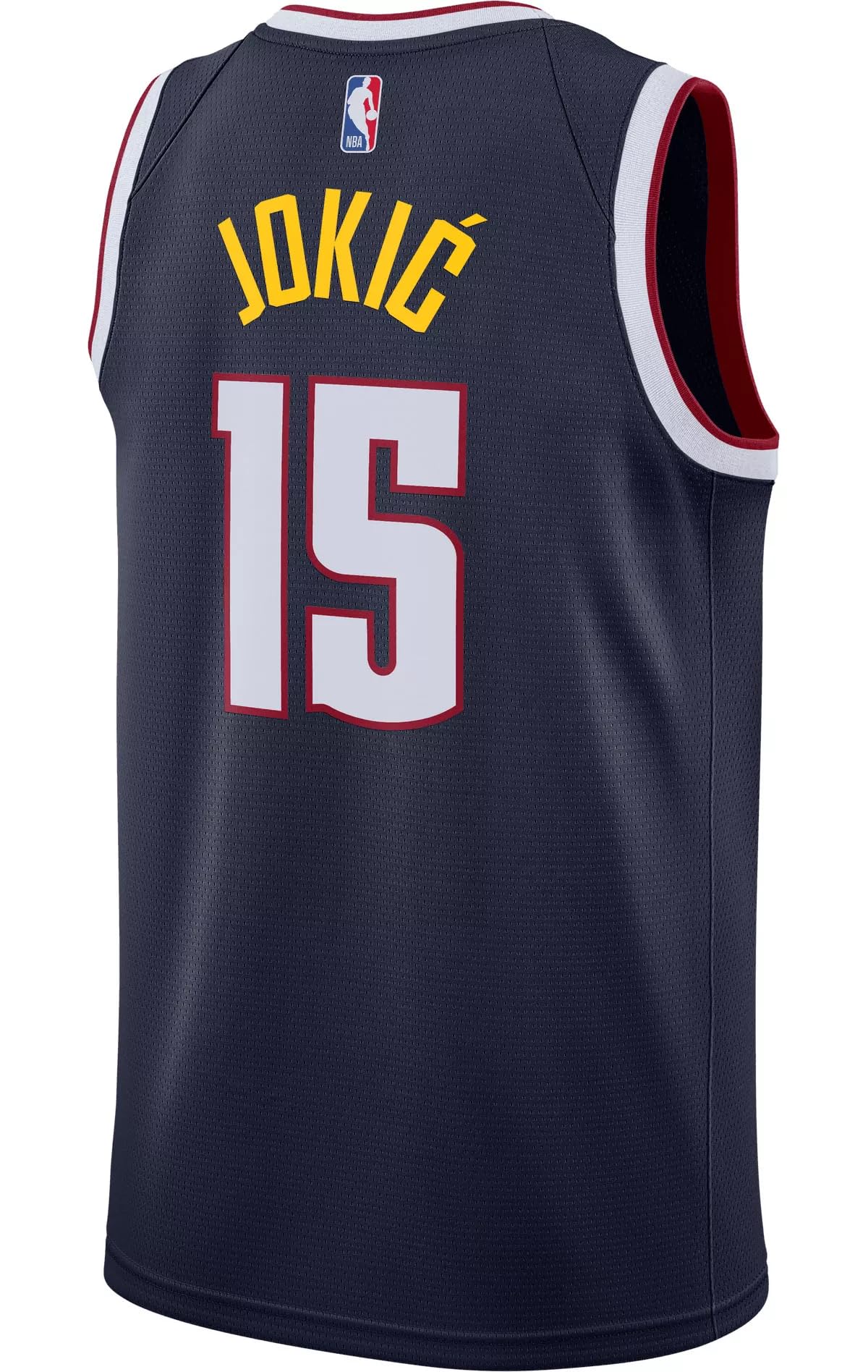 Nikola Jokic Denver Nuggets NBA Kinder Jugend 8-20 Navy Icon Edition Swingman Trikot