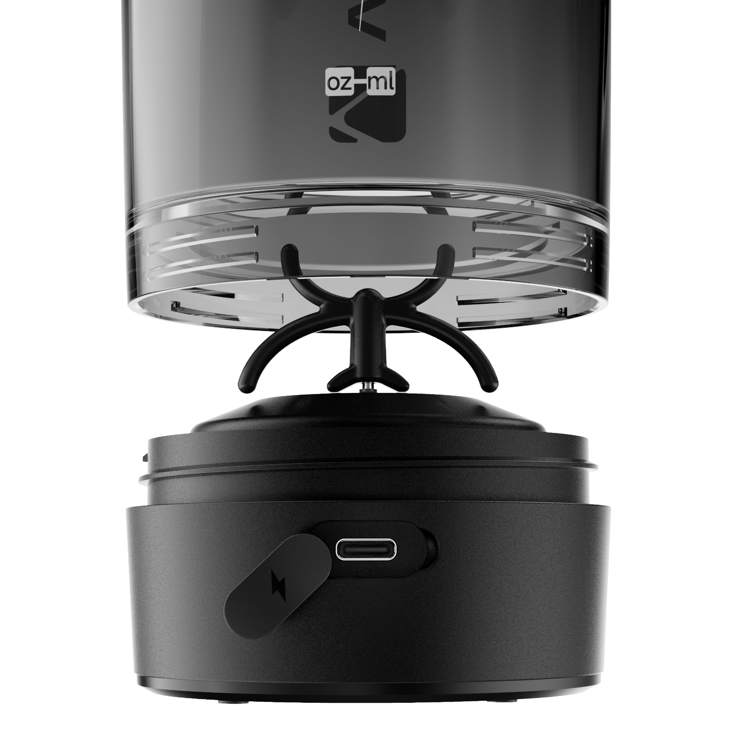 VOLTRX Bottiglia shaker, frullatore elettrico per frullati proteici ricaricabile USB C, tazze shaker per frullati proteici e frullati sostitutivi dei pasti, senza BPA, in Tritan