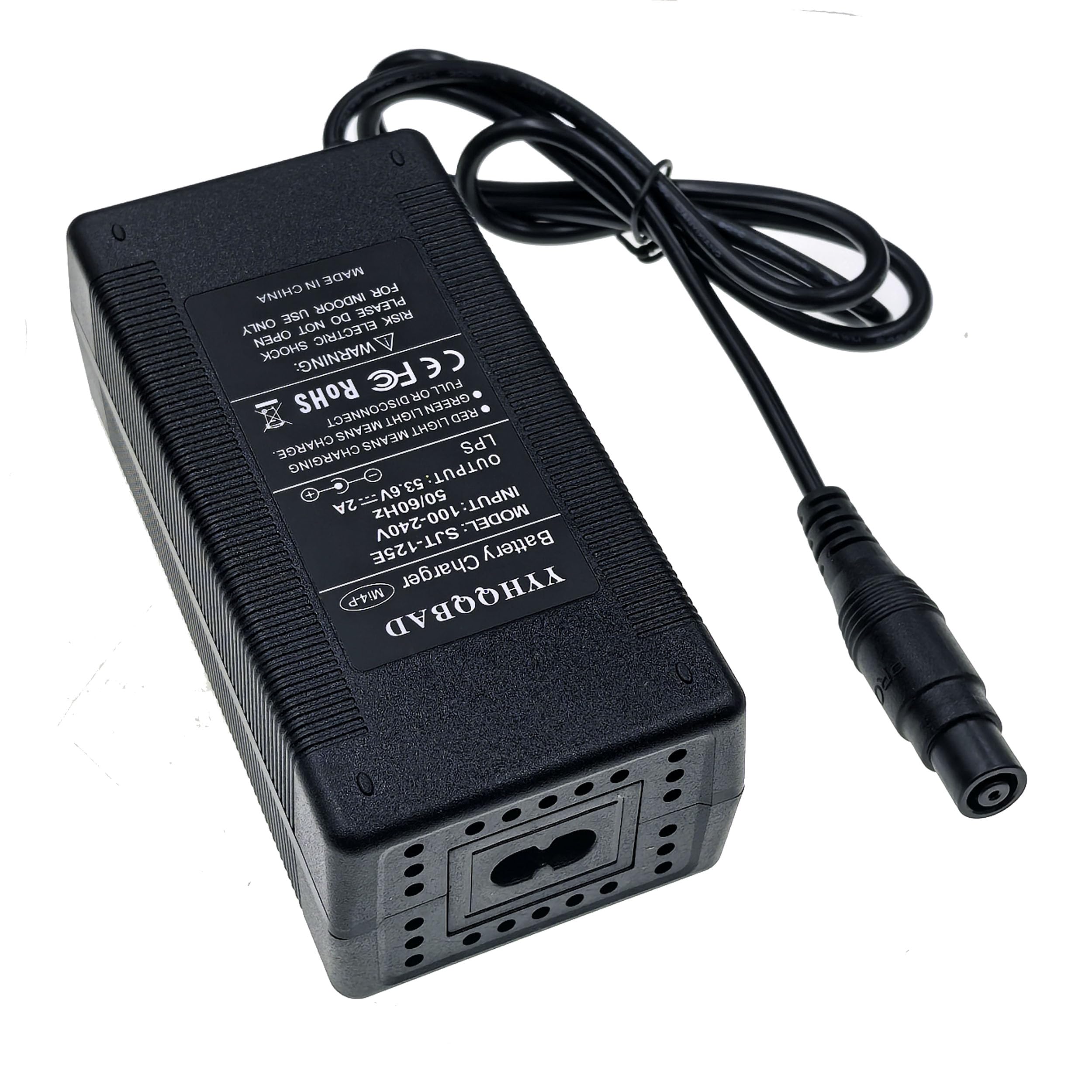 Chargeur 53,6V pour Xiaomi MI4 Pro Plus Max/pour Segway ZT3 Pro Accessoire pour Scooter électrique Il Convient aux Batteries 48V