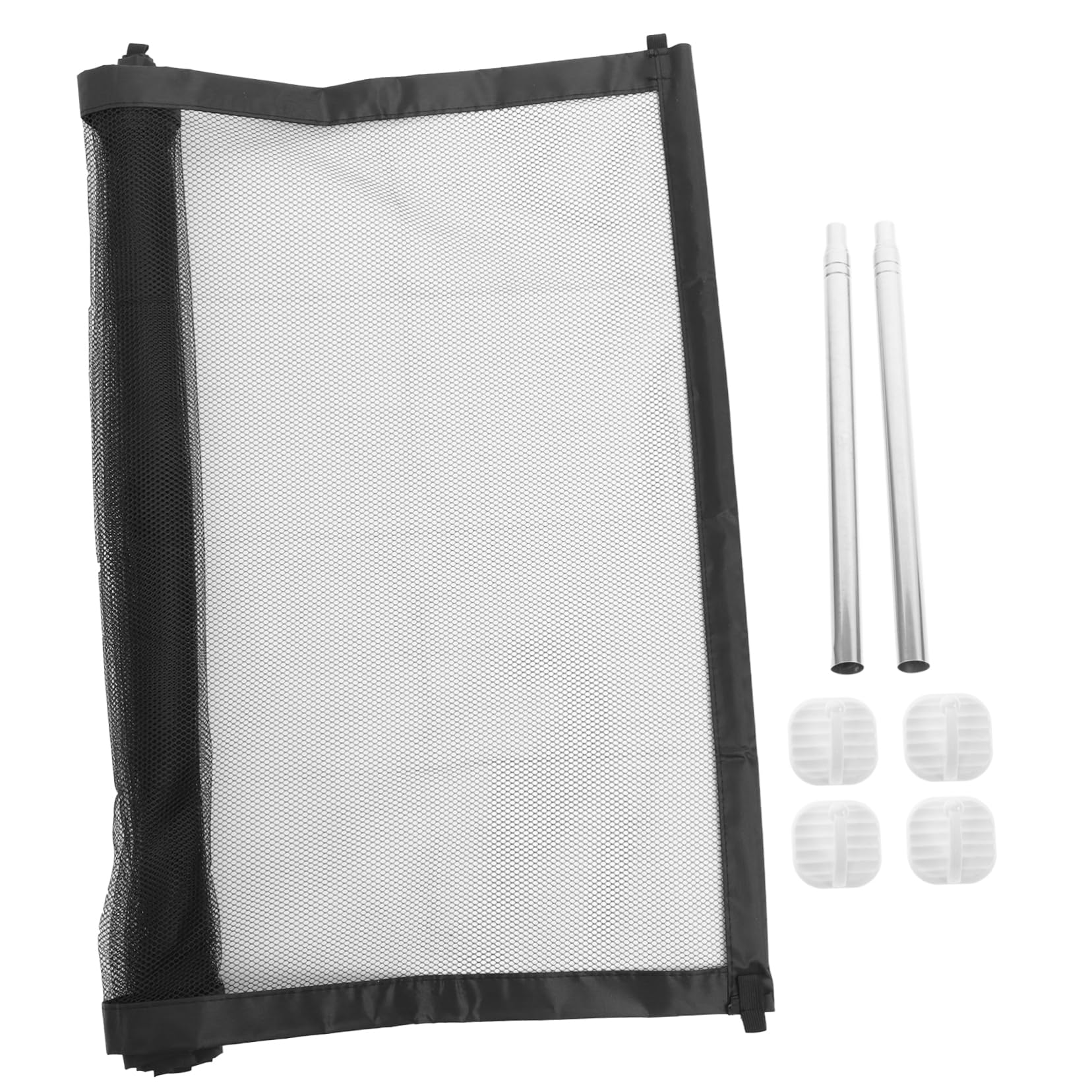 POPETPOP 1Set Portable Pet Dog Gate Assembled Mesh Barrier Fence for Safety Enclosure for Indoor and Outdoor Use Dog Friendly Design Easy Assembly