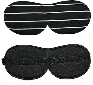 غطاء عين للنوم والسفر والرحلات من مواد مختلطة متعددة الالوان للجنسين 27256125