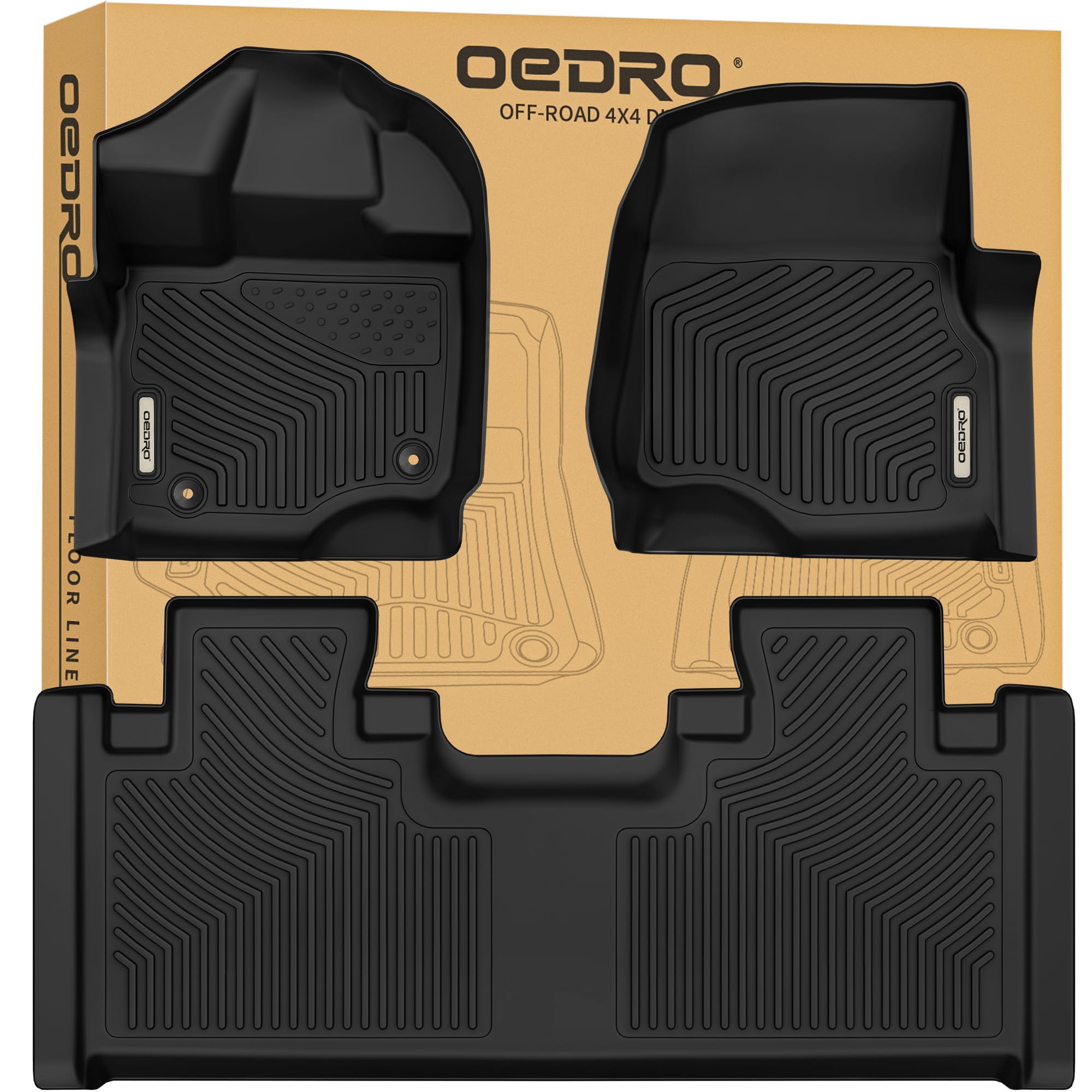 OEDRO Floor Mats for F-150 SuperCab