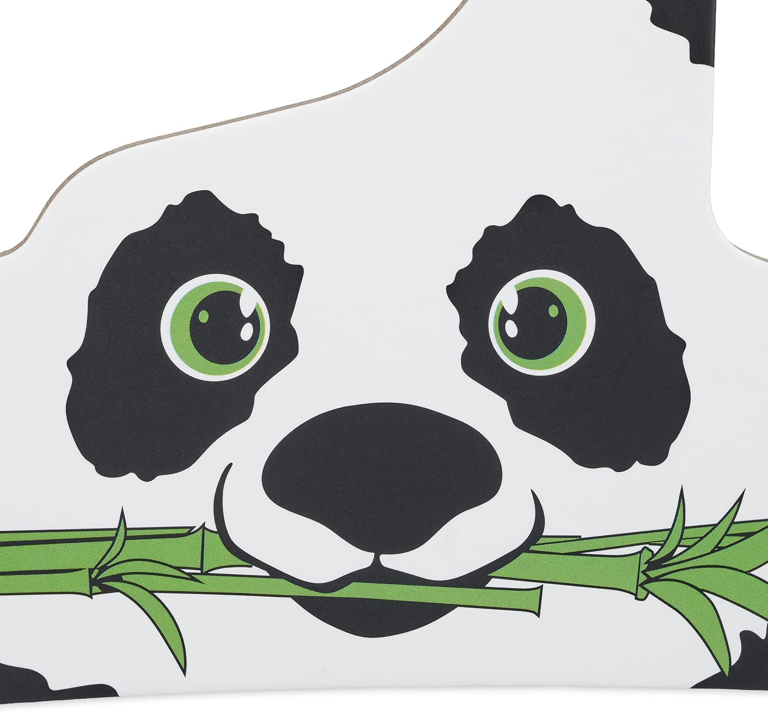Relaxdays Coat Hangers, 20x Set, Children's, Cardboard, Space-Saving Storage, Recycled, Panda, Closet Organiser, Black, 16 x 33 x 0.3 cm