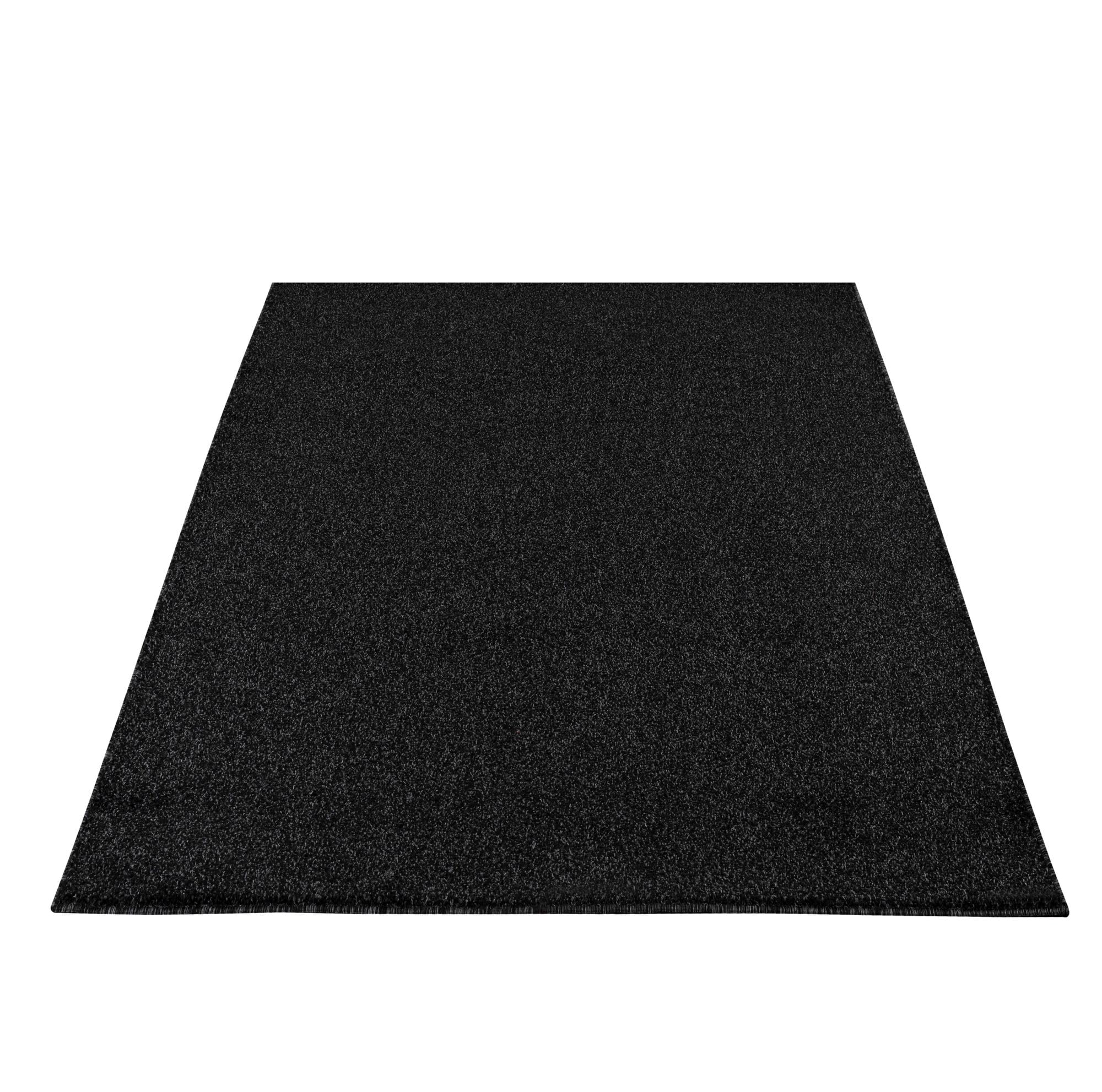 Carpetsale24 Tapis Salon Uni Anthracite Moderne Tapis pour Chambre d'enfant, Chambre à Coucher, Bureau, Couloir et Cuisine Tapis 140 x 200 cm