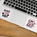 FlyBuyHub Black Pink Aesthetic Vinyl Journal Stickers for Phone Case, Laptop, Notebook, Dairy, Water Bottle,Etc Self-Adhesive Stickers Set of 50 Glossy and Waterproof Stickers (Black Pink) gallery image