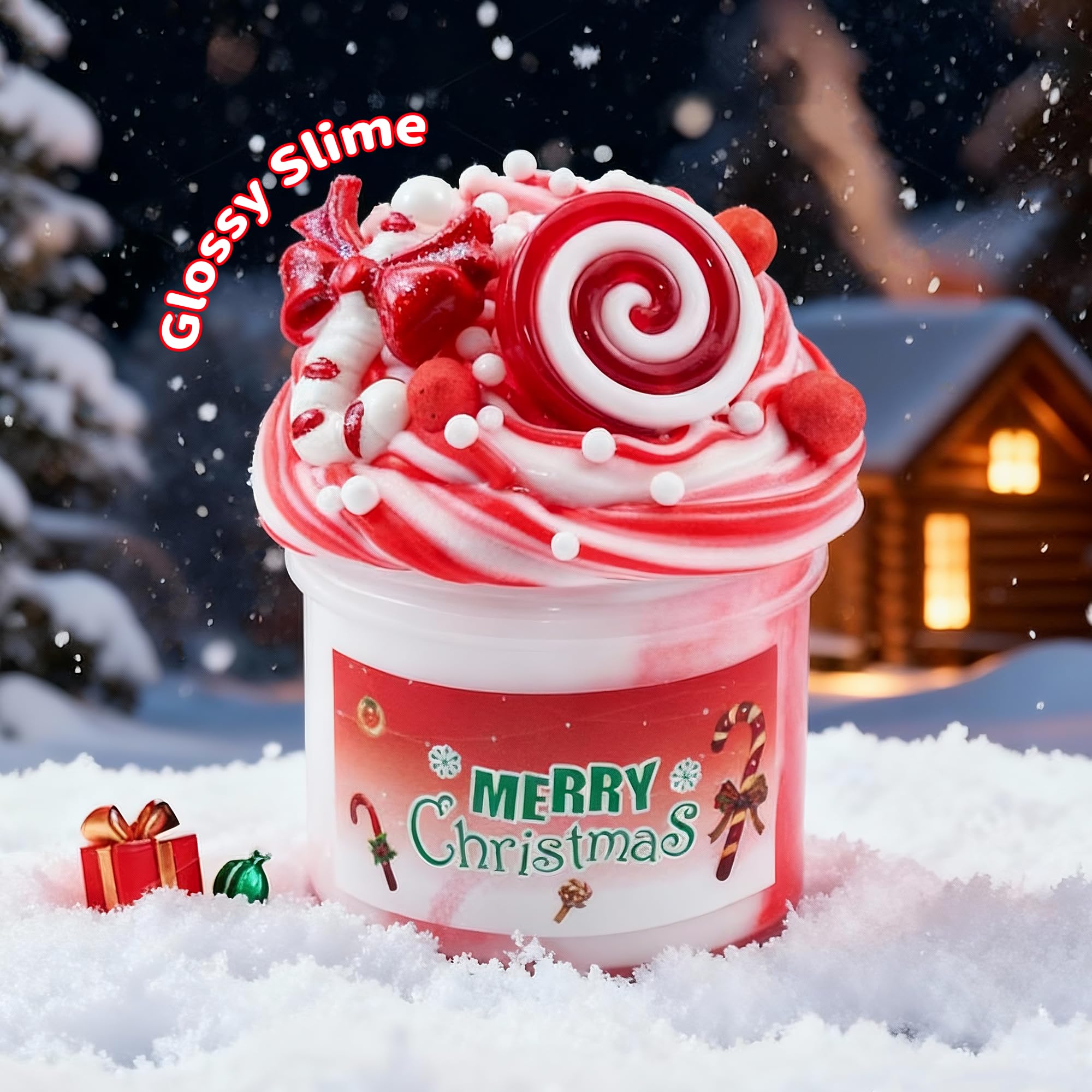 KYEVIS Schleim Adventskalender 2025, 24 Tage Slime Set Weihnachtskalender Geschenk für Kinder, Teenager, Mädchen und Jungen (Bezauberndes Grün)
