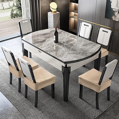 Miniatura 2 de Genina Fundas de asiento impermeables para sillas, fundas de asiento para sillas de comedor, fundas para sillas de cocina, fundas para sillas de