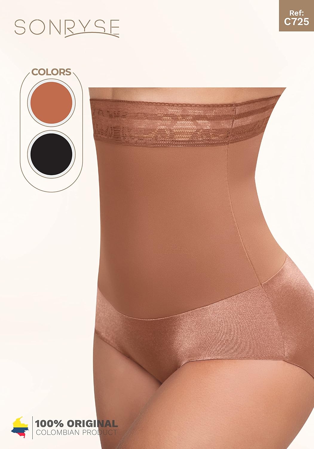 Sonryse 725 Tummy Control Shaping High Waisted Panties Seamless Underwear for Women Pantys para Mujer - Image 2