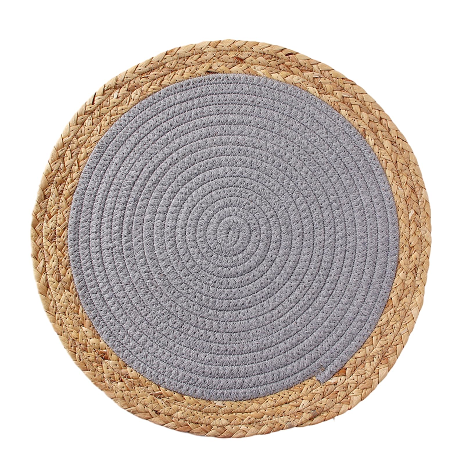 Handwoven Heat-Resistant Round Placemats Table Decor for Home Kitchen Dining