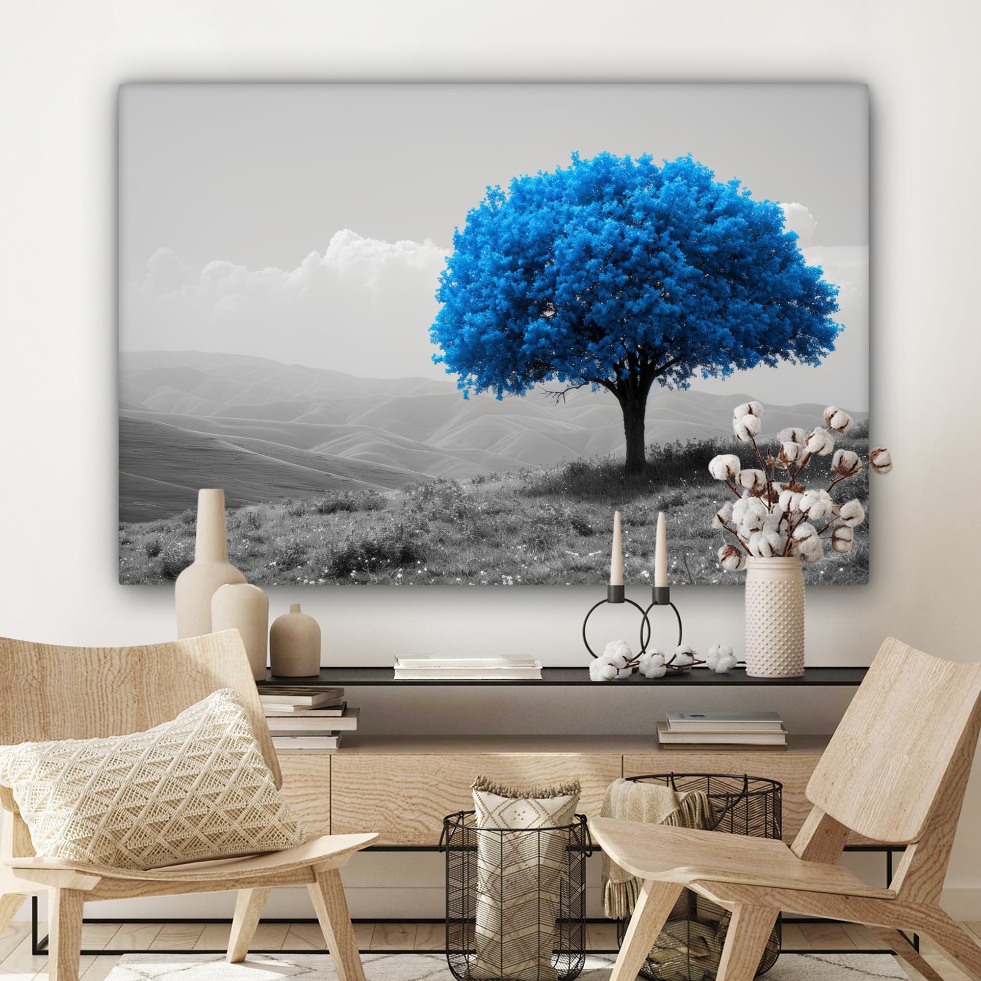 MuchoWow® Glasschilderij 90x60 cm - Schilderij acrylglas - Visser op een boot bij een