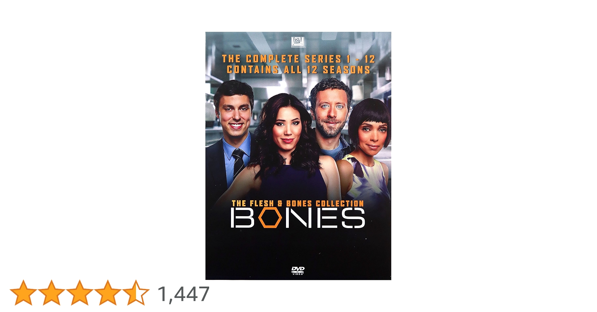 Amazon.co.jp: Bones Collection Seasons 1-12 [DVD PAL 日本語無し