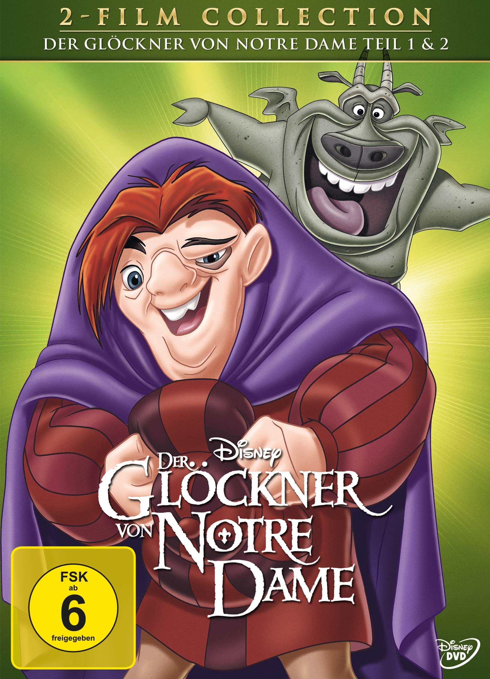 Der Glöckner von Notre Dame 1+2, 2 DVDs