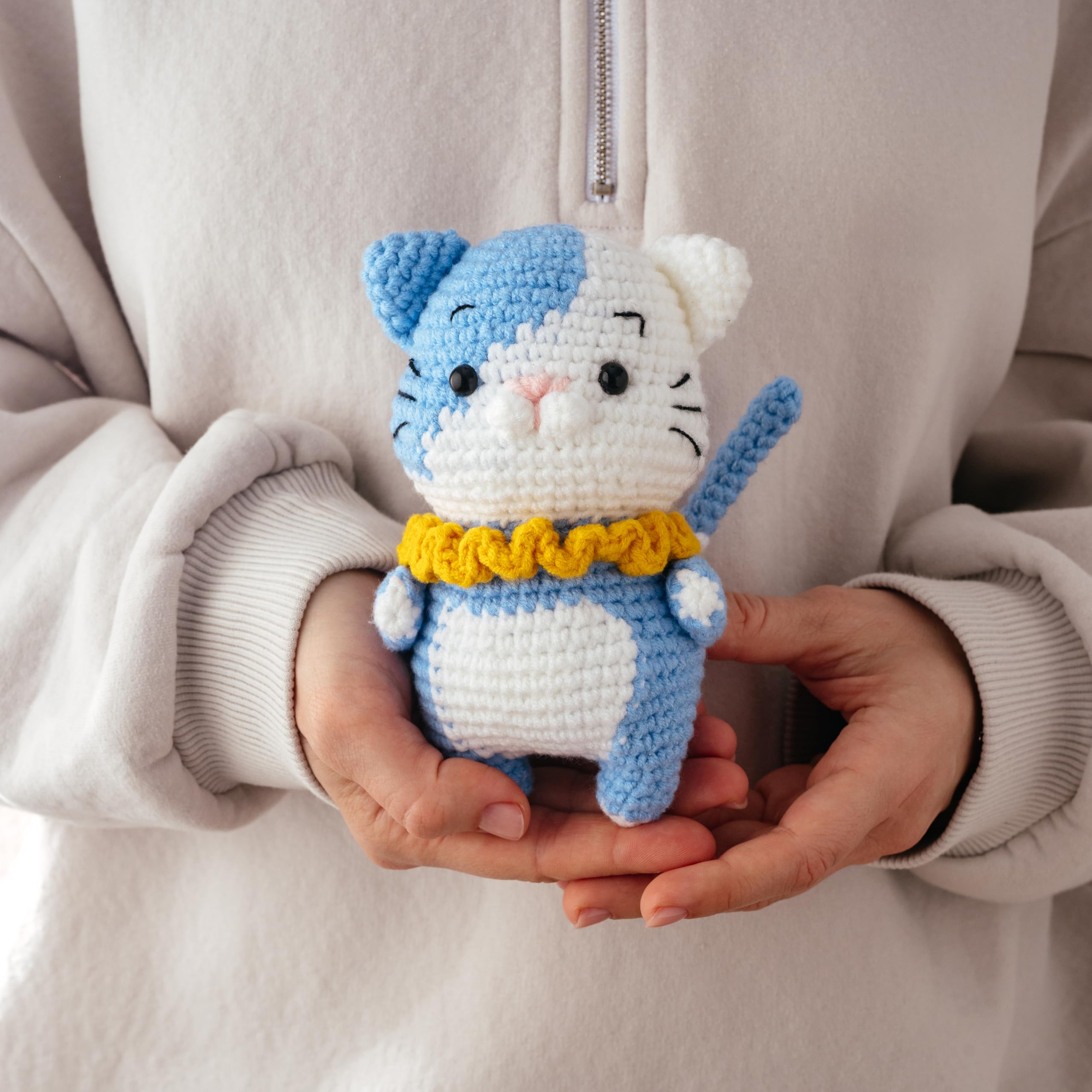 PUFLS Kit de ganchillo para principiantes (gato)