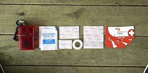 Miniatura 3 de UST - Kits educativos al aire libre con tarjetas impermeables, herramientas y estuche hermético para senderismo, camping, mochilero, caza y