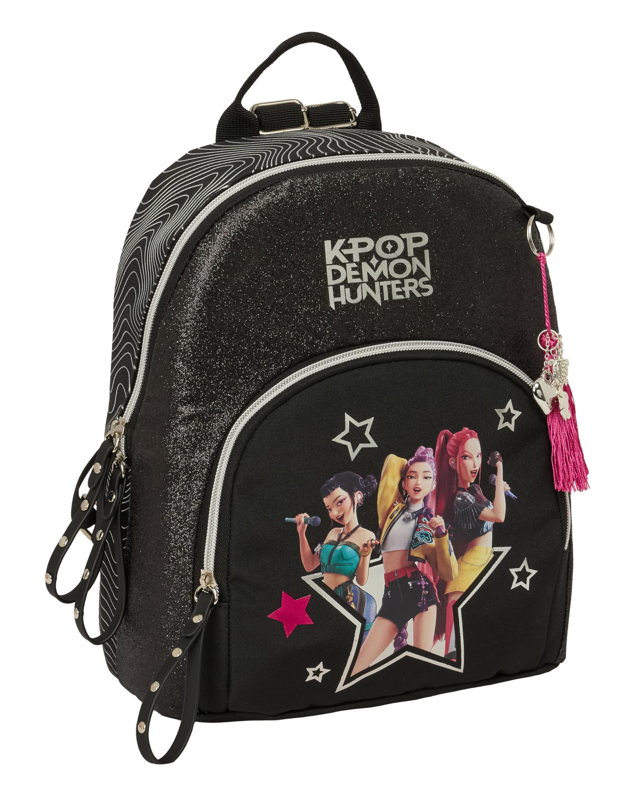 K-POP Demon Hunters - ENERGY - Mini Backpack for Daily Use, Ideal for Children of Different Ages, Comfortable and Versatile, Resistance, 25 x 13 x 30 cm