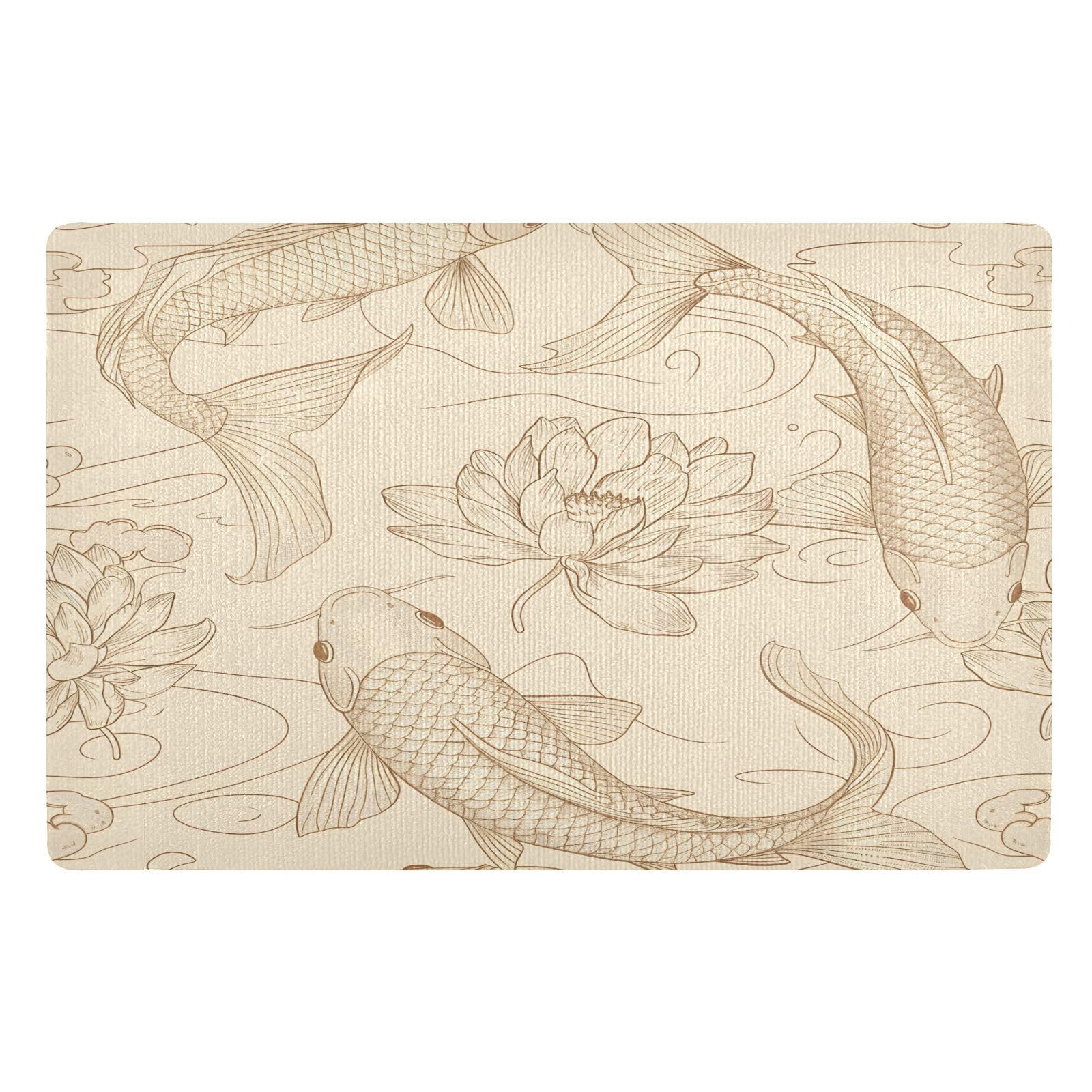 Tapis de sol antidérapant 50 x 80 cm contre les sols humides