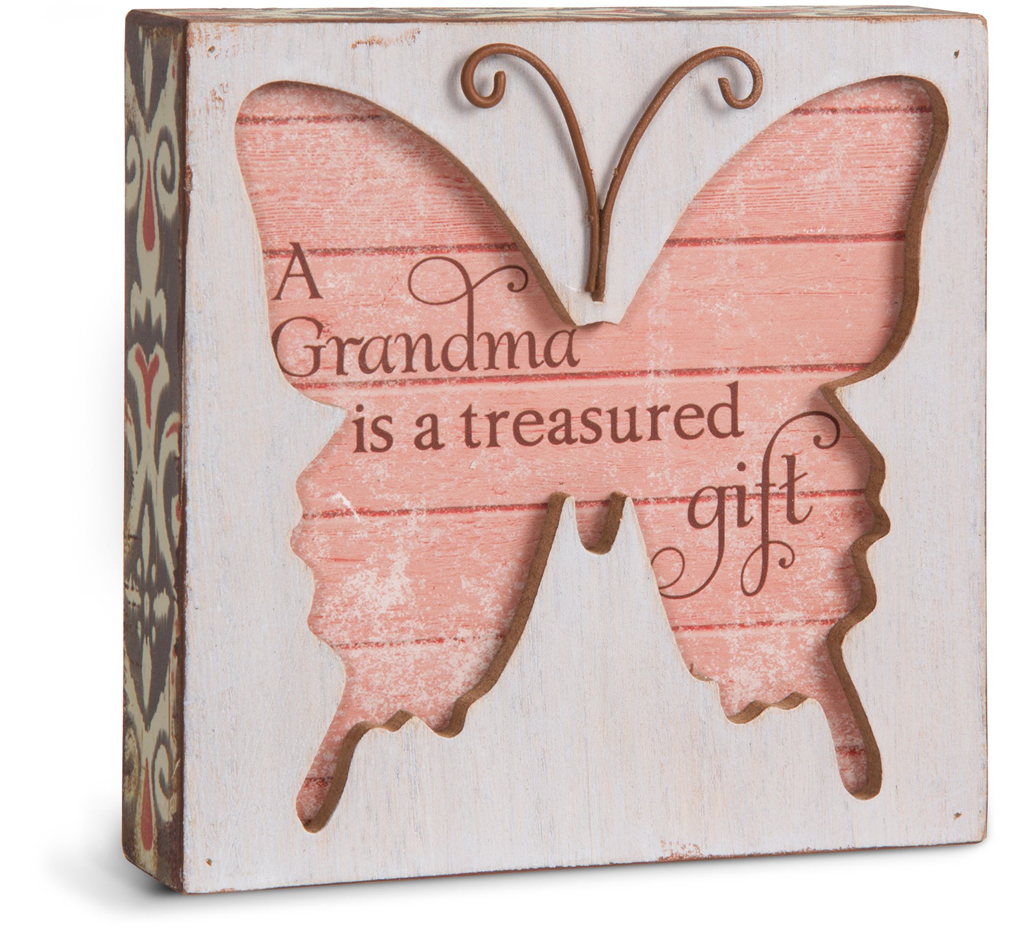 Pavilion Gift Company Simple Spirits 41087 Grandma Placa de Mariposa, 4 – 1/2 "