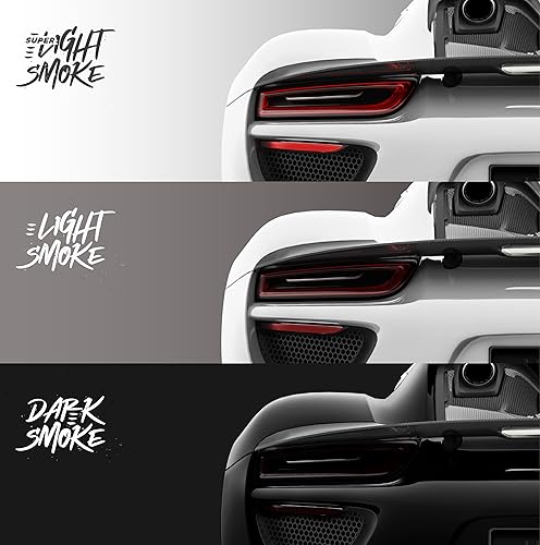 Miniatura 6 de VViViD+ Ultimate - Envoltura de vinilo con tinte para faros delanteros y traseros (16" x 10 pies, humo súper ligero)