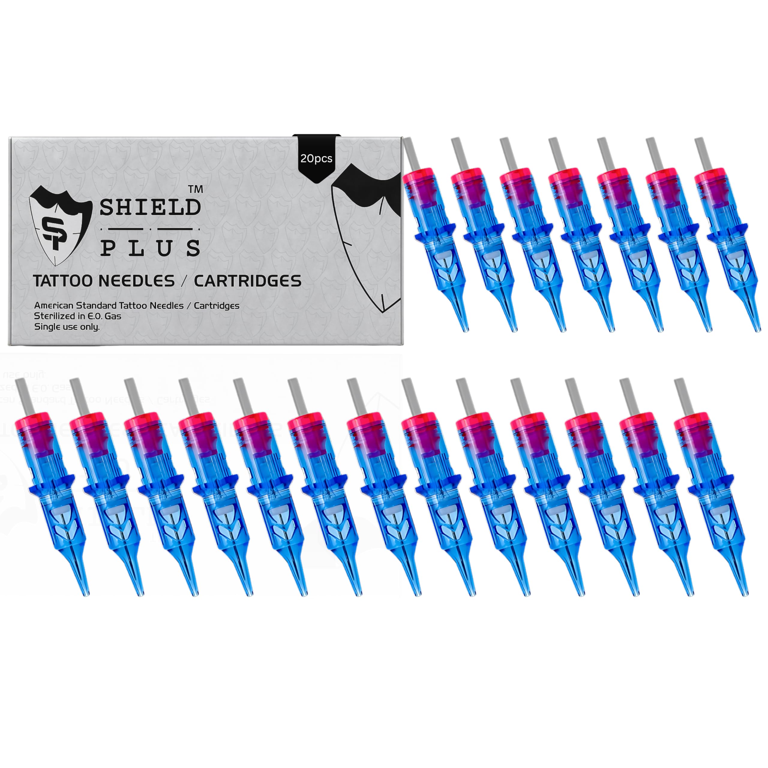 SHIELD PLUS 3RL (10 Pcs), 5RS (5 Pcs), 9M1 (5 Pcs) Round Liner, Round Shader, Magnum Cartridges-image-5