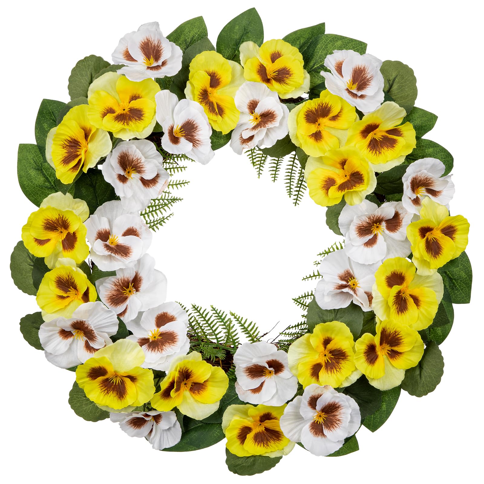 The Holiday Aisle® Couronne de lavande artificielle camélia, couronne