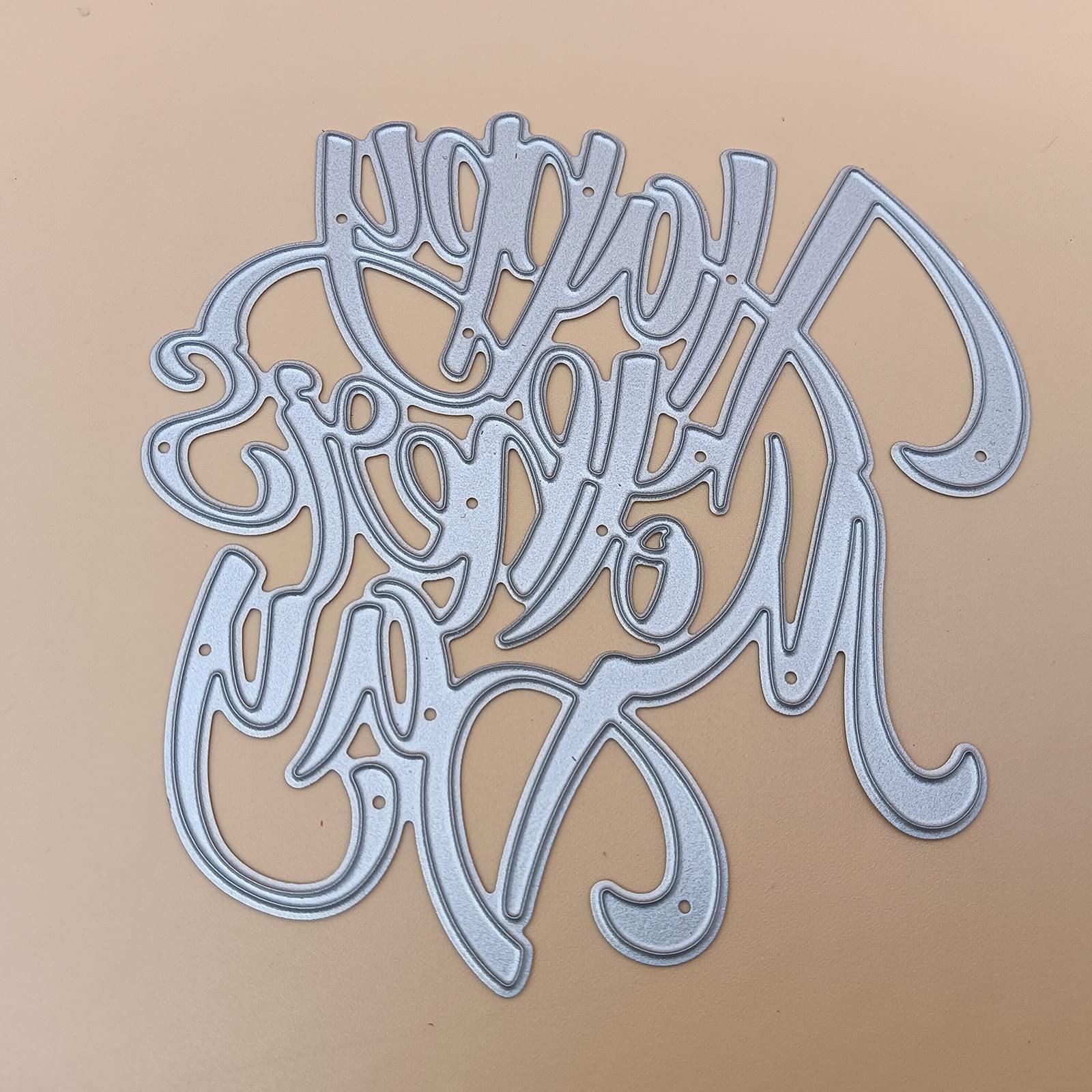 Matrices De Découpe En Métal « Happy Mother's Day » Pour La Fabrication