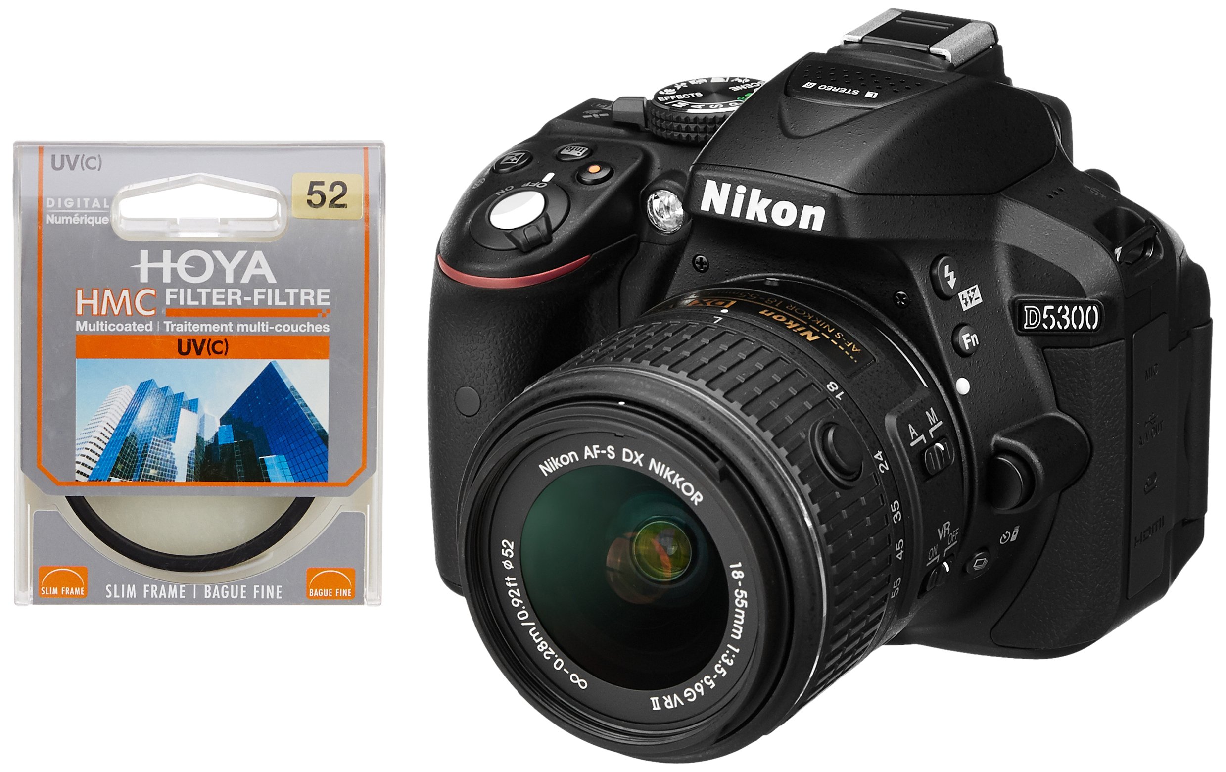 Buy Nikon D5300 24.1MP Digital SLR Camera (Black) with 18-55mm VR