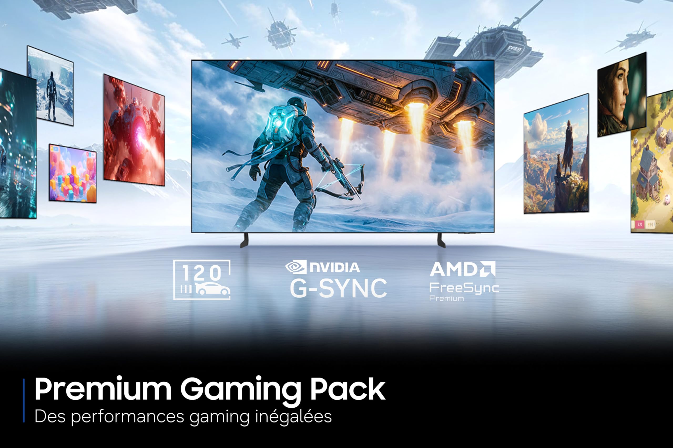 Samsung Smart TV 55 Pouces S85H, OLED 4K, Téléviseur Gaming 120Hz avec AI Upscaling, OLED HDR, Vision AI Companion, Object Tracking Sound Lite, Alexa Intégré [2026]