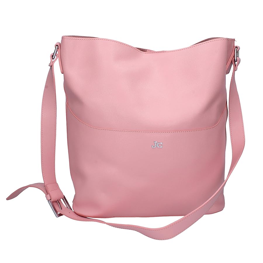 J\u0026C JACKYCELINE Borse a mano Donna pelle sintetica rosa Large : Amazon.it:  Moda