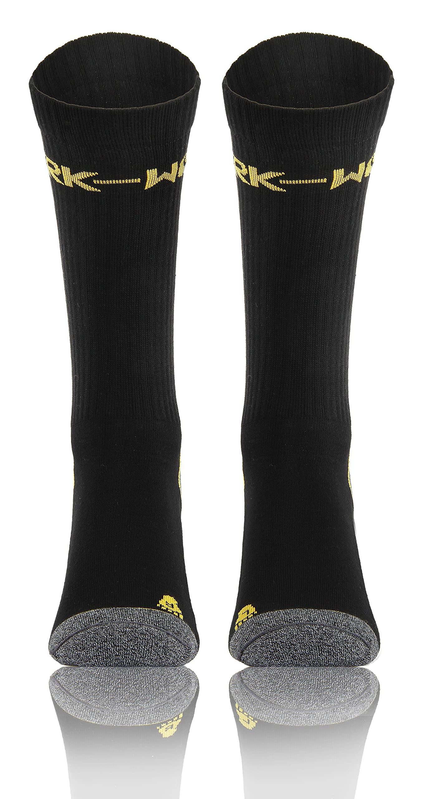 sesto senso Calze da Lavoro Sneaker 6/12 Paia Cotone Calze Lungo Robuste Tallone e Punta Rinforzati