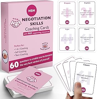 MBM 60 Negotiation Coaching Cards – Sales Strategies, Persuasion Techn...