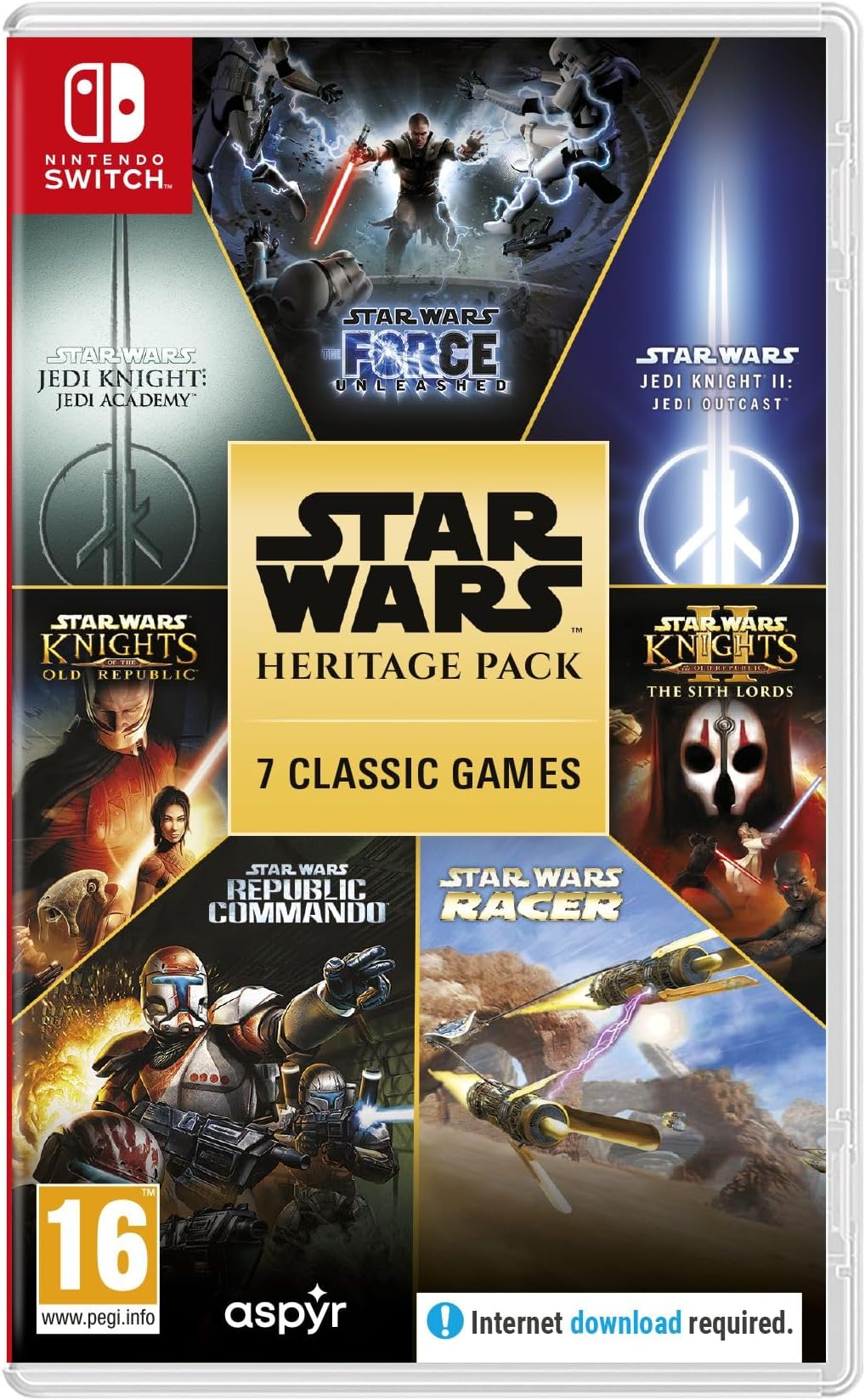 Star Wars: Heritgate Pack - 7 Classic Games (Switch)