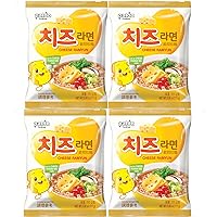 Vista 3 de Paldo Cheese Fromage Ramyun Fideos, queso Ramyun, 3.92 oz (4 paquetes)
